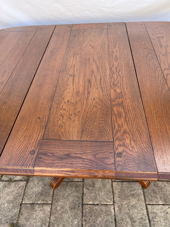 Image 1 of Bannink Art Nouveau extendable dining table
