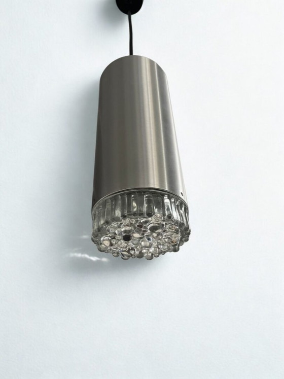 Image 1 of Brushed metal pendant lamp – Staff Leuchten, Germany