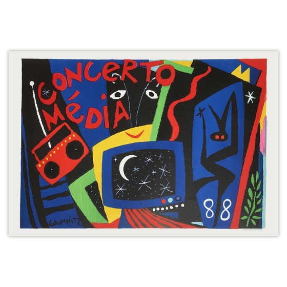 Image 1 of Michaël GAUMNITZ Concerto Media I Poster 1988