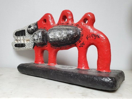 Image 1 of Kaj-Ficaja papier-maché-sculptuur (1959) (Ref 4085)