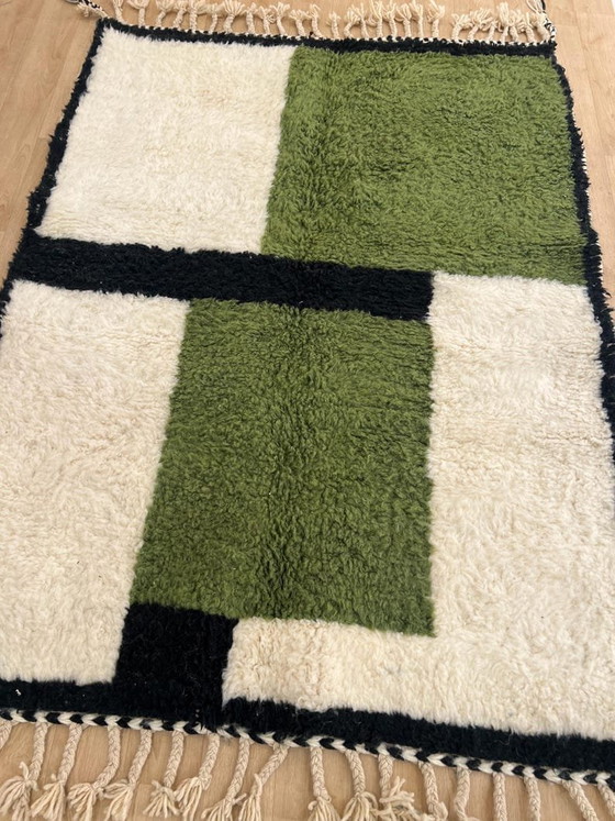 Tapis Berbère Beni Ouarain Authentique Traditionnel Artisanale 2/3 M – Alessi, Wool (photo 9 of 10)