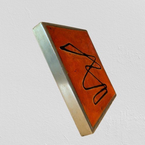 Image 1 of Poignée de porte en céramique faite à la main