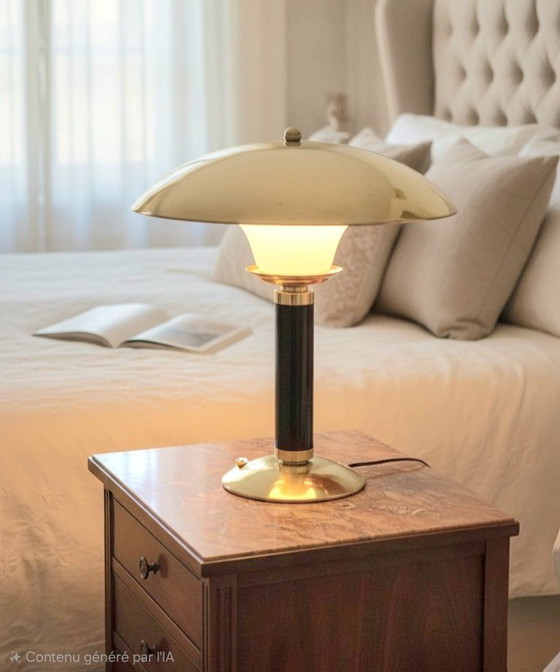 JUMO Grand Luxe Lamp - Brass And Plexiglas - 1960s – Table lamps, Metal (photo 3 of 15)