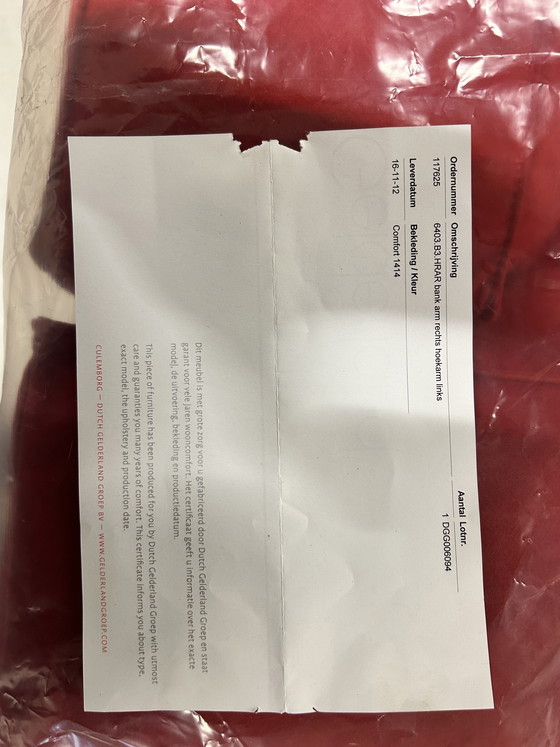 Image 1 of Gelderland 6400 3 posti rosso