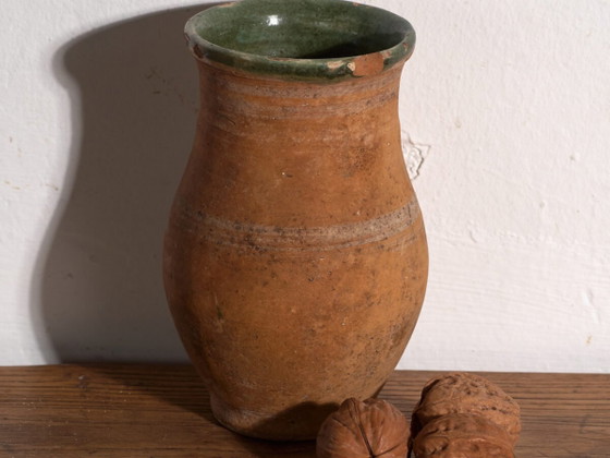 Jarrón antiguo de loza vidriada – Europa Central, circa 1920 – Jarrones, Rustic (photo 2 of 39)