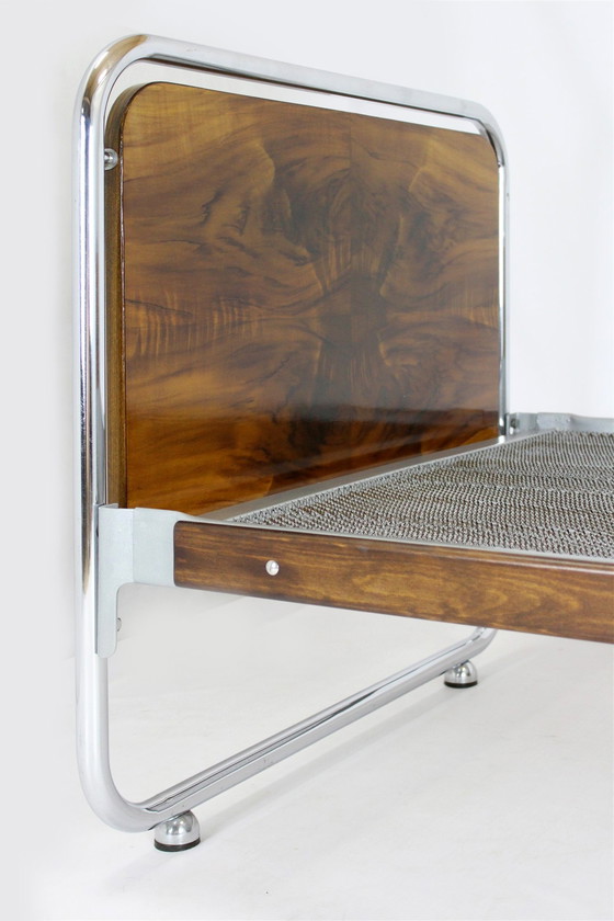 Image 1 of Set di letti in acciaio tubolare Bauhaus, anni '40