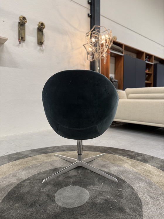 Image 1 of Varier Kokon Club Drehsessel Velours blau
