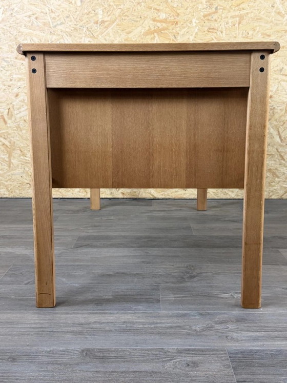 Scrivania in rovere con piano scorrevole, anni '60/'70, di Peter Løvig Nielsen per Løvig (photo 21 of 23)