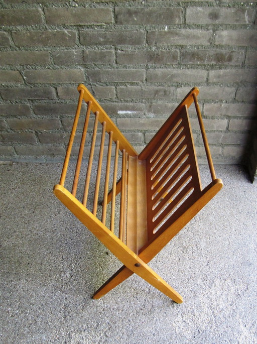 Magazine rack by Niko Kralj for Rex