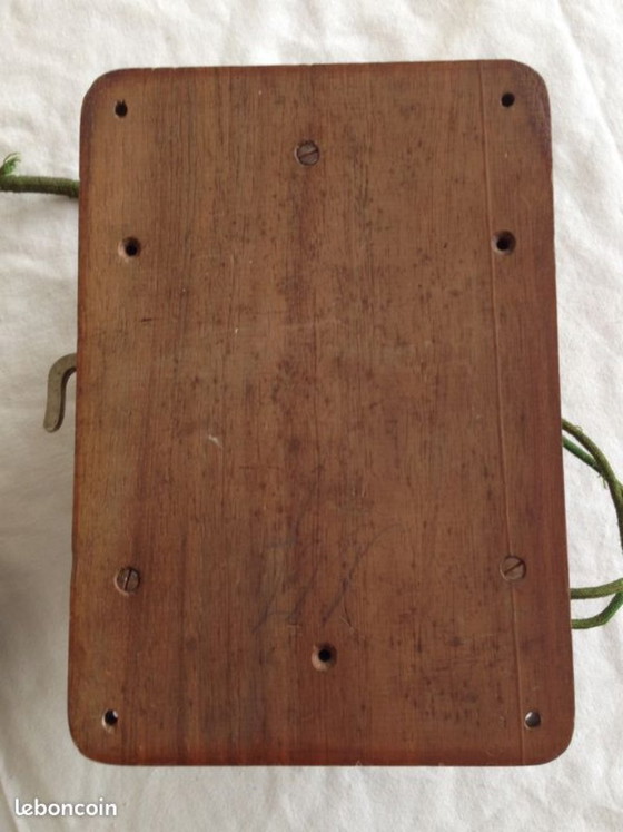 Image 1 of Telefono Antico in Legno, Auricolare Siemens & Halske, 1900 circa