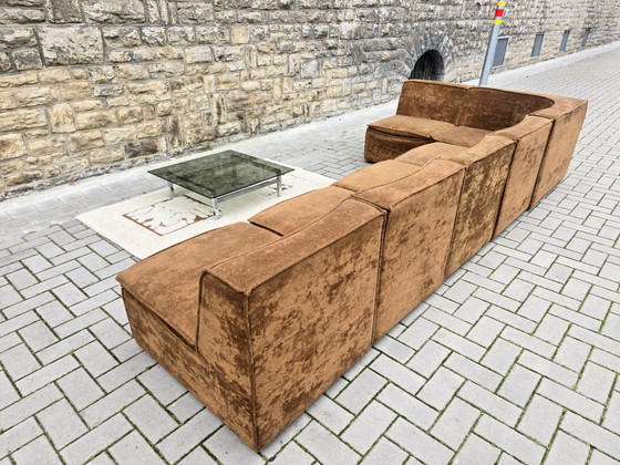 Image 1 of Modulaire bank, vintage jaren 60/70, banken, fauteuils, zitgroep in mid-century stijl, suite, sofaset