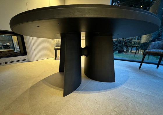 Image 1 of Poliform Kensington table 160cm round spessart oak