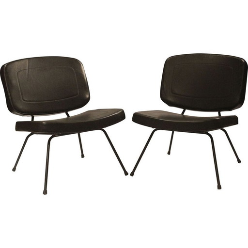 Poltrona vintage CM 190 di Pierre Paulin Edizione Thonet, 1955