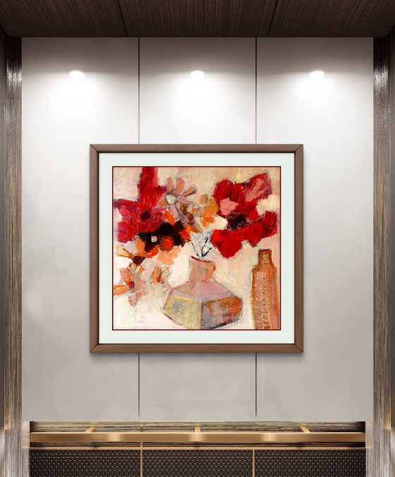 Image 1 of Abstract flowers in pot #2