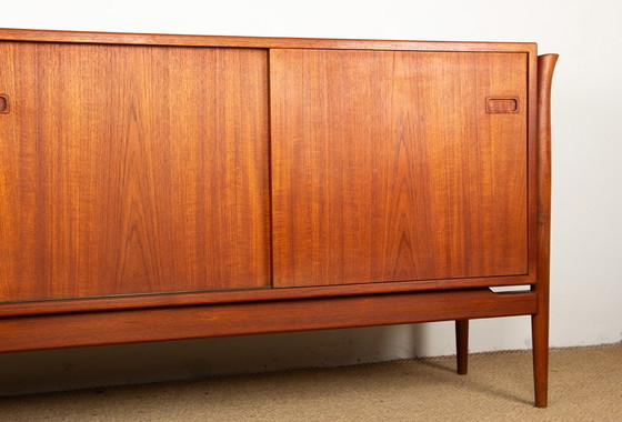 Image 1 of Credenza danese in teak molto grande 255 cm 1960.