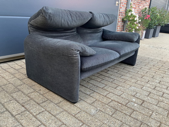 Image 1 of Cassina Maralunga 2 posti, tessuto originale ribble Top condition!!!