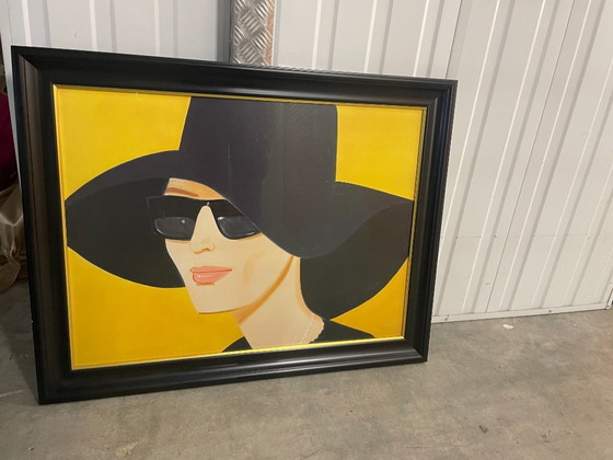 Image 1 of Alex Katz, Black Hat 2, 2010. Copyright Alex Katz/Bildrecht, Wien 2023