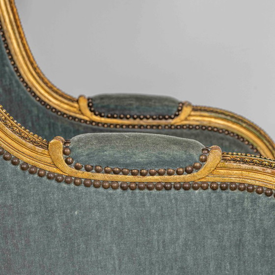 Image 1 of Prachtige bergère oorfauteuil Louis XVI