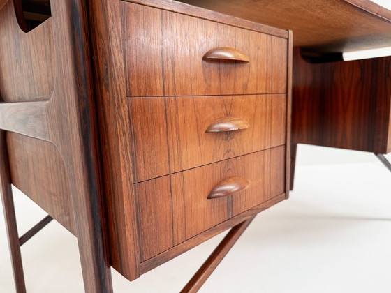 Image 1 of Svend Aage Madsen Dänischer Schreibtisch aus Palisanderholz - 1960er Jahre
