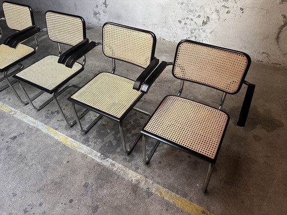 Image 1 of Vintage cesca stoelen Marcel Breuer Made in Italy  