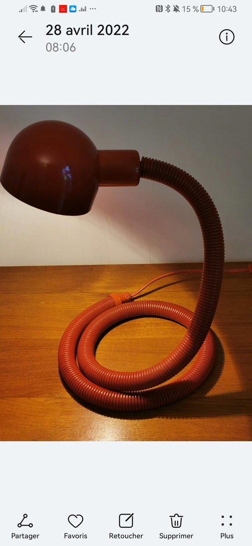 Isao Hosoe Schlangenlampe | Valenti - Tischlampe - Hebi | Vintage Schlangenlampe