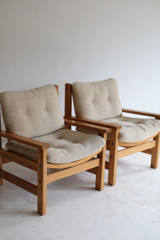 Image 1 of Set van 2 fauteuils Thuka Denemarken, jaren 70