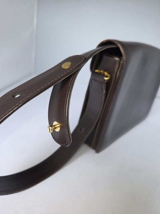Vintage Gucci Tiger Eye Shoulder Bag Made In Italy – Leather (photo 3 of 15)