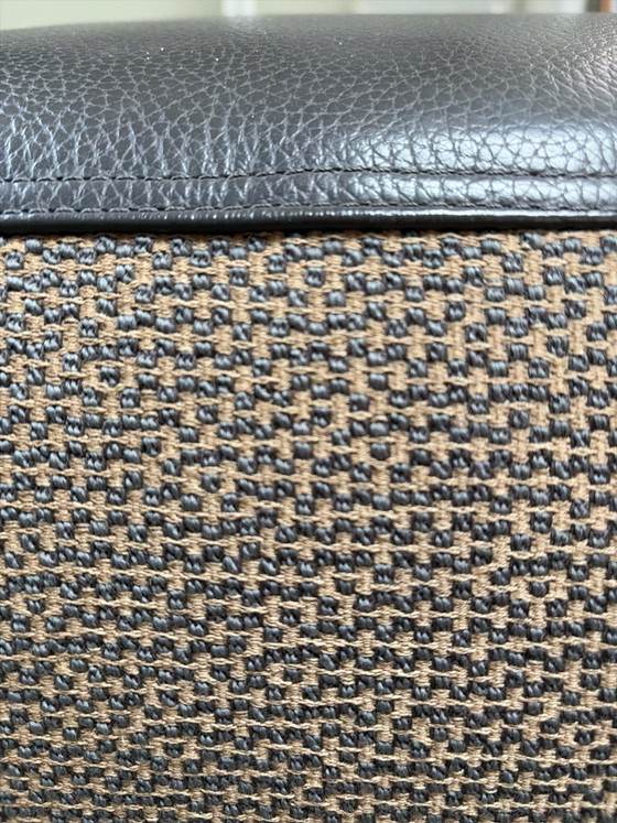 Leolux Guadalupe Hocker., Hocker & Poufs, Leder, Stoff, Grau (Foto 5 von 5)