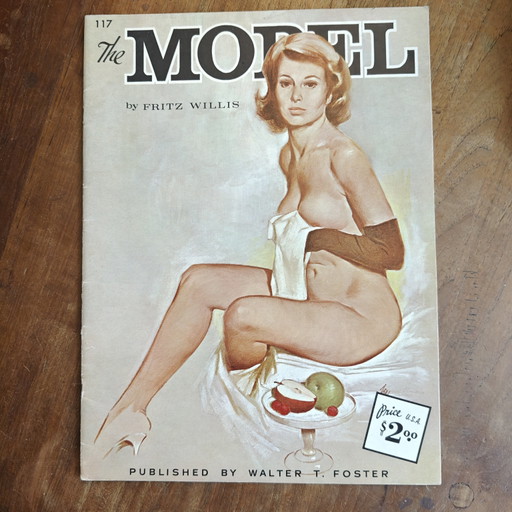 Livret d'instructions artistiques vintage « Le Modèle » – Fritz Willis n° 117, Walter T. Foster (États-Unis, années – cadeaus