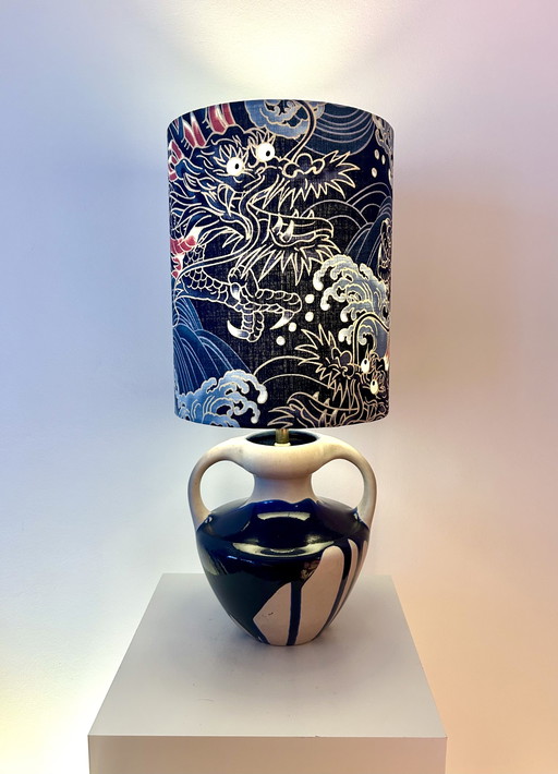 Vase lamp from West German Pottery. Vase by Marei