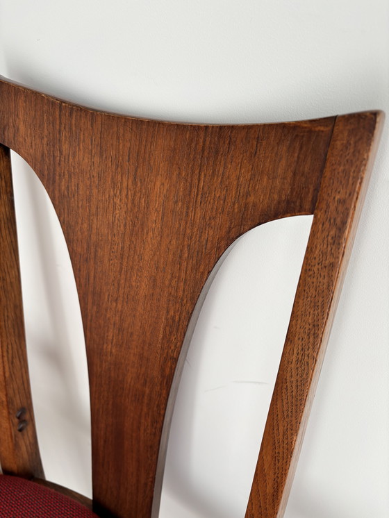 Image 1 of 3 Chaises de salle à manger Broyhill Brasilia en noyer Mid Century