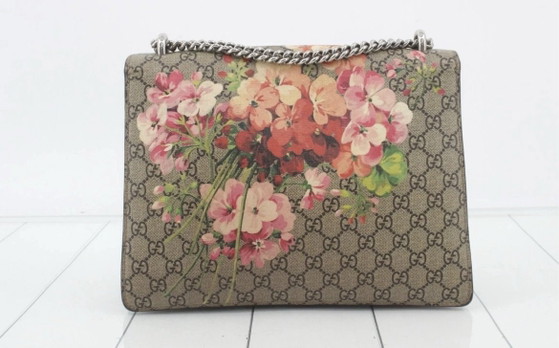 Gucci Dionysus GG Supreme Blooms Medium – Borse a mano, Metallo, Tela (photo 2 of 13)