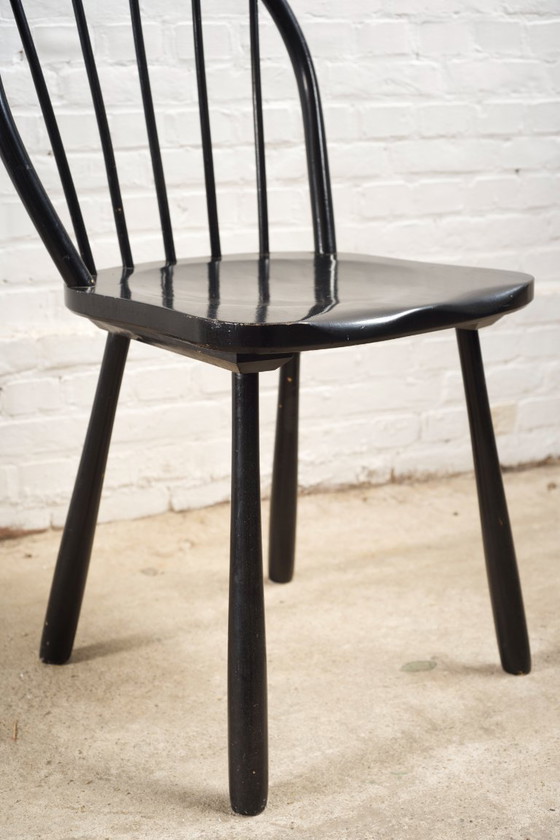 Image 1 of 6 sedie da pranzo "Windsor" di Jørgen Anker Heegaard, Fritz Hansen, 1940