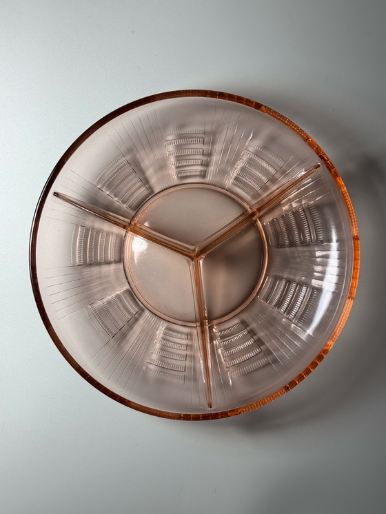 Image 1 of Servizio da portata Art Déco Rosaline "Severina" di Val Saint Lambert