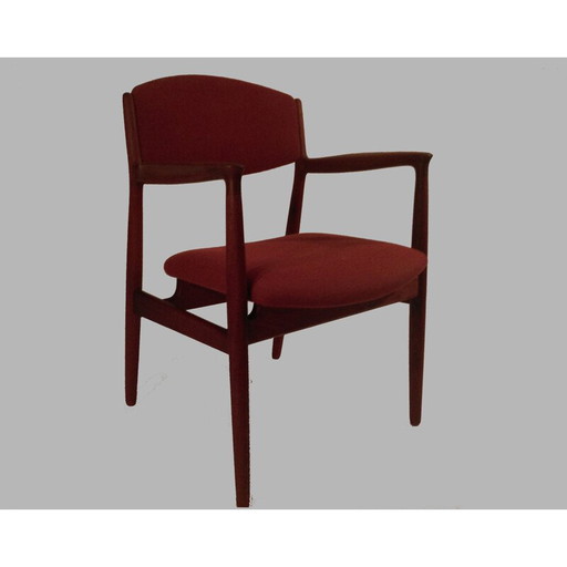 Fauteuil vintage en teck par Harbo Sølvsten, 1950