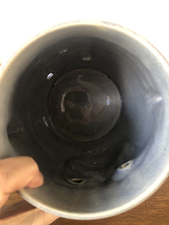 Image 1 of Keramik-Zwiebeltopf aus Westerwald, Westdeutschland