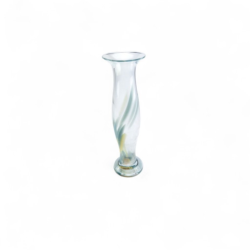 Vaso per orchidee vintage di Michael Bang per Holmegaard in vetro degli anni &#39;80