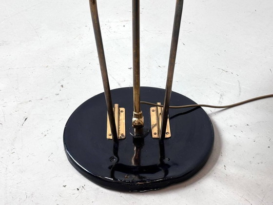 Seltene BAG Turgi Stehleuchte mit Ablage, Carl Moor, 1950 – Stehleuchten, Metal (photo 3 of 19)