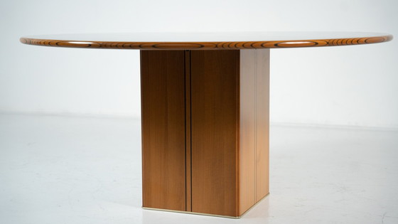 Image 1 of Round 'Africa' Table By Afra & Tobia Scarpa, Maxalto Artona Series, Italy, 1970S