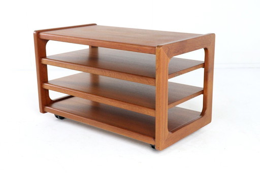 Meuble audio vintage sur chariot « Hogager », design danois