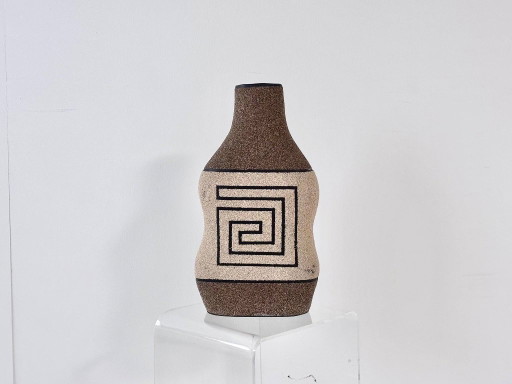 Katharina Eichler Vaas Sculptuur – Nerikomi Keramiek – Uniek Karakter