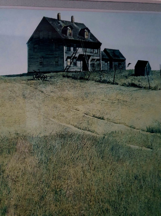 Andrew Wyeth "El Mundo de Christina" – Arte, Vidrio, Papel (photo 10 of 11)