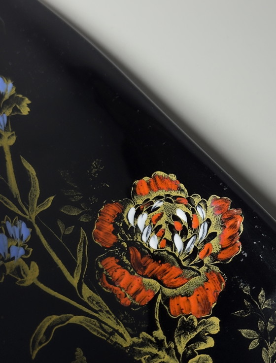 Longwy Hand-Decorated 50 cm Ceramic Centerpiece Dish, France, Mid-20th Century – Decorative Objects (photo 6 of 15)