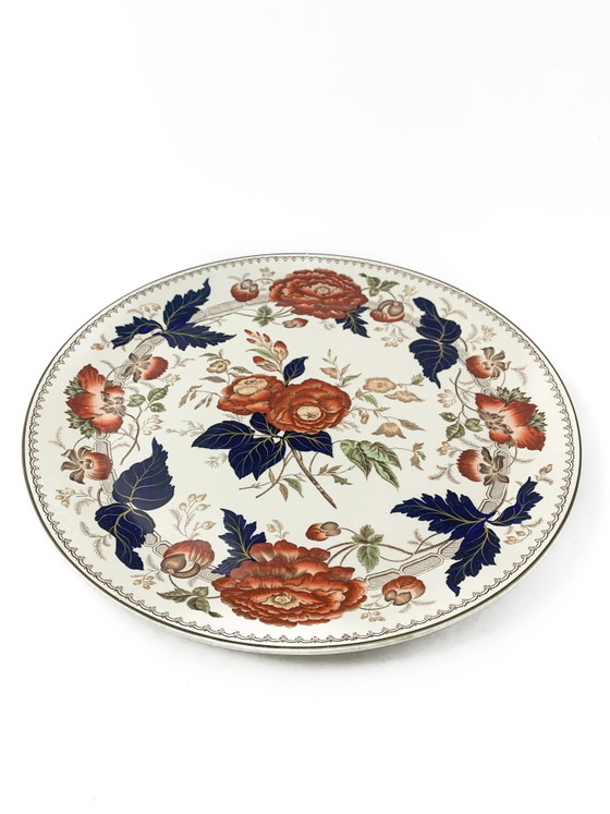 Grande piatto in ceramica floreale Wedgwood anni '70, Stoviglie (foto 3 di 4)