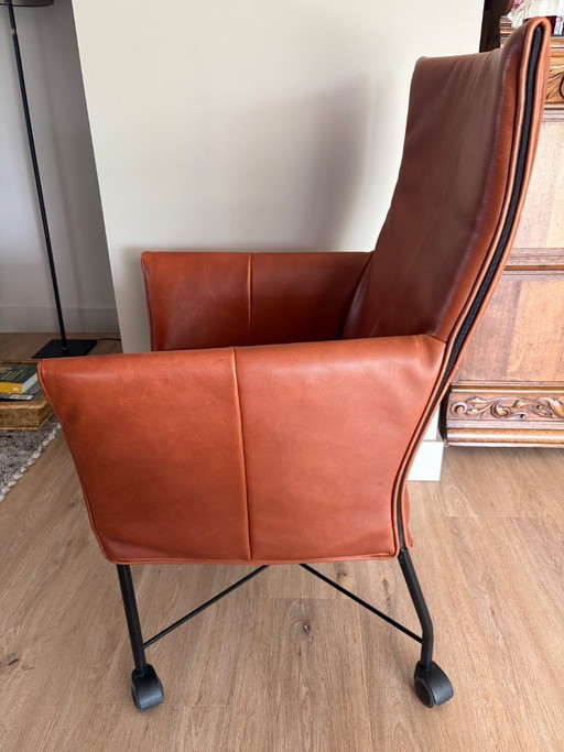 6 Montis Chaplin Eetkamerstoelen – Leather (photo 2 of 5)