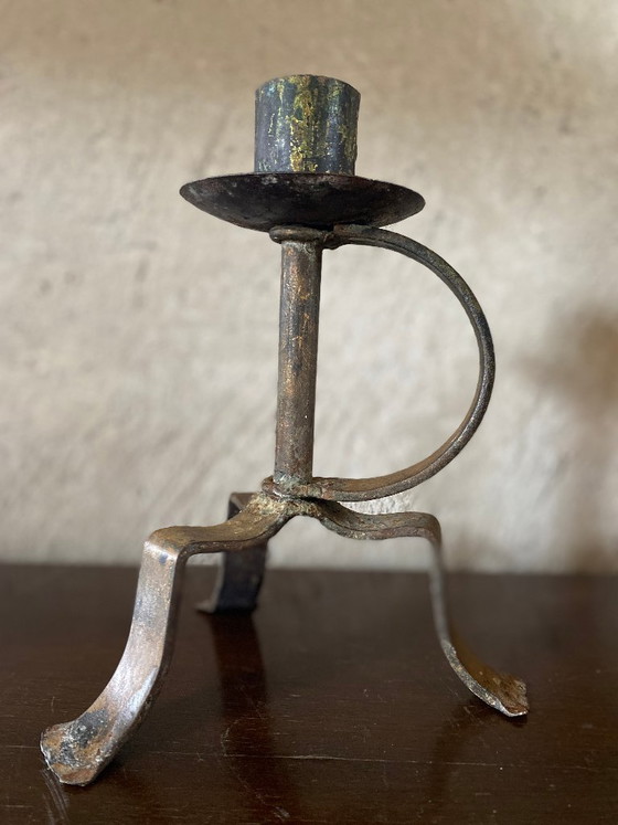 candelabro antiguo – Portavelas, Hierro (photo 2 of 14)