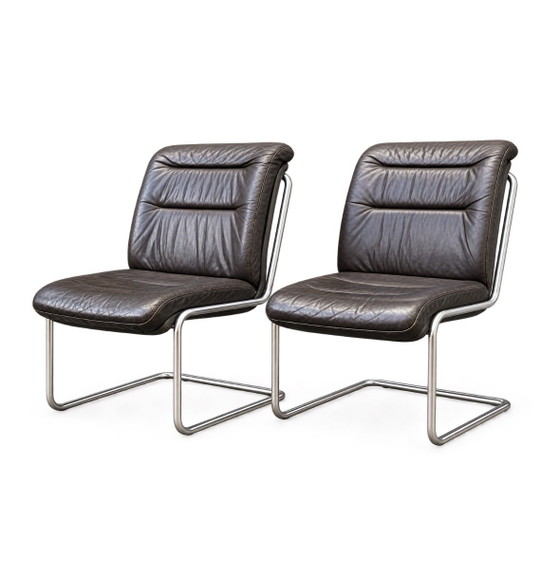 Ensemble de fauteuils en cuir Mauser – Chrome, Leather (photo 2 of 5)