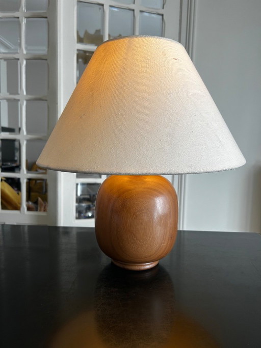 Houten lamp uit de jaren 60 – tafellampen, Wood (photo 2 of 11)