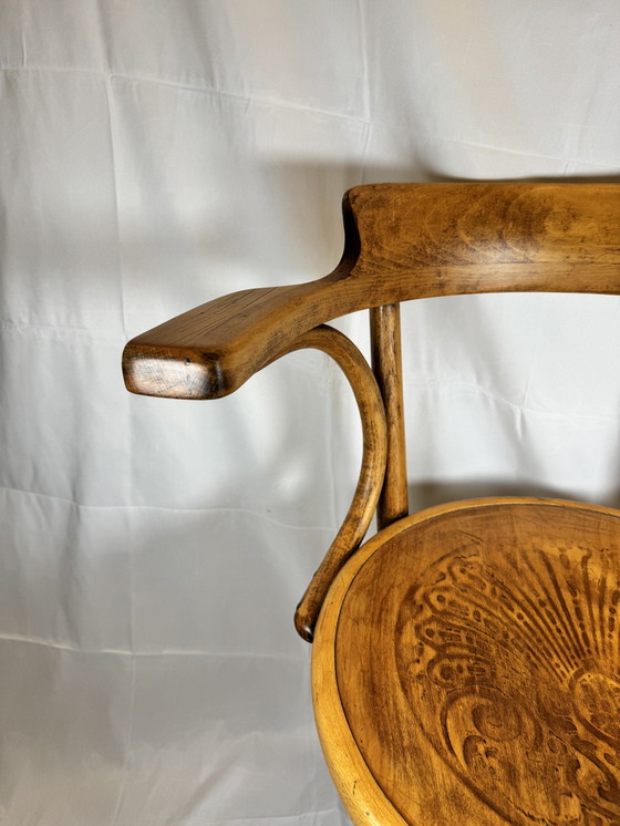 Image 1 of Original Fischel armchair - bentwood - Art Nouveau - Czechoslovakia