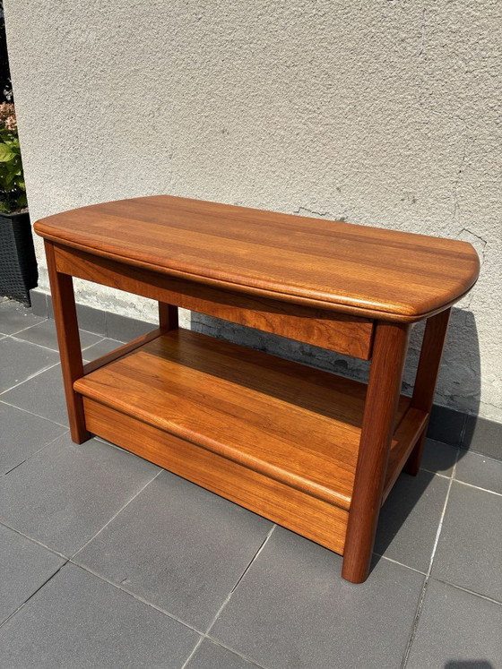 Sailing Stolefabrik teak coffee table with drawers, Denmark, 1960s, Wood, Brown (photo 7 of 8)
